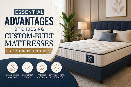 Essential Advantages of Choosing Custom-Built Mattresses for Your Bedroom