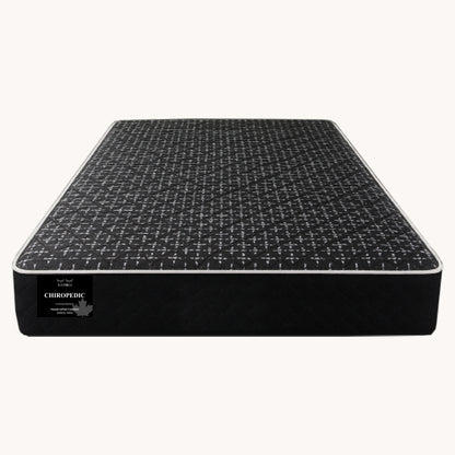 Chiropedic black quilted mattress standalone product shot - buy best online bed mattress Winnipeg