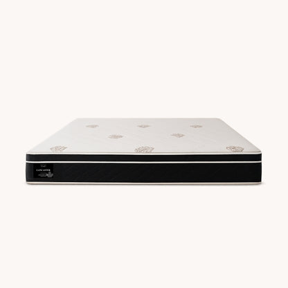 Lancaster mattress standalone product shot with paisley quilted cover - buy best bed mattress in Winnipeg