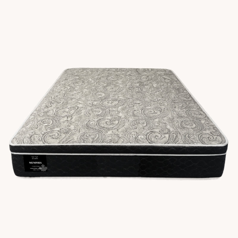 Sleepwell Memphis mattress standalone product shot with swirl-quilted cover - buy in Winnipeg