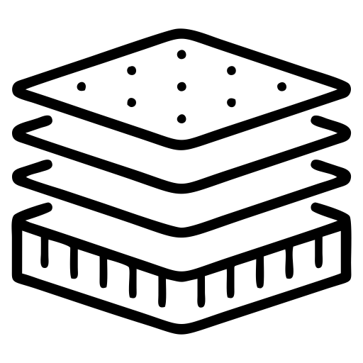 Mattress layers feature icon