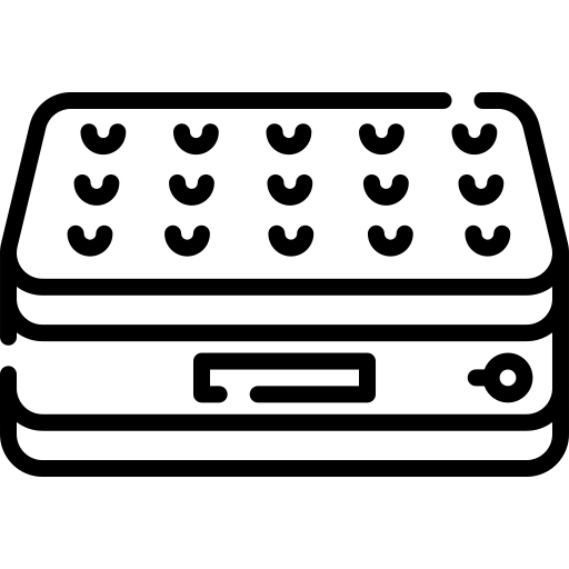 Mattress thickness feature icon