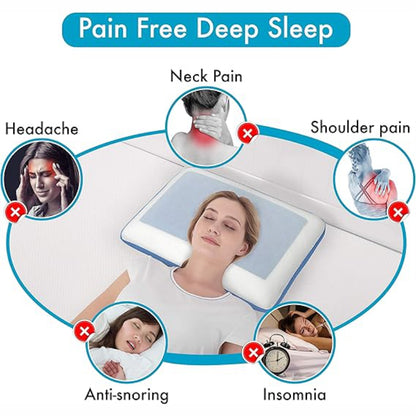 SleepWell gel pillow – relieves neck pain, headache, and improves sleep