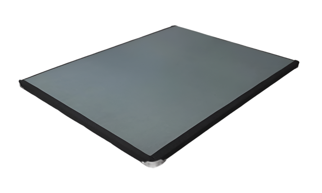 SleepWell plain grey mattress base on transparent background